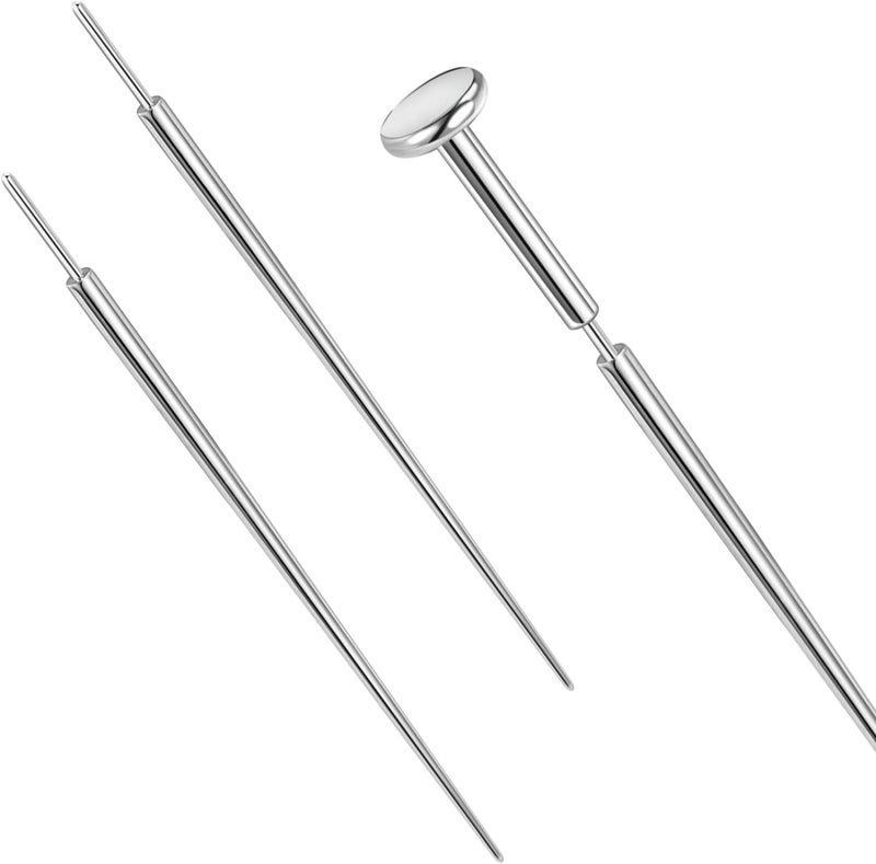 PunkTracker 14g/16g/18g/20g ASTM F136 Titanium Piercing Kit Taper Insertion Pin for Threadless Push In Tragus Helix Lip Nose Helix Piercing Jewelry Cartilage Earrings Labret Studs Nose Stud Stretcher - Image 1